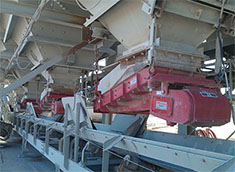 物料：礦石，建筑垃圾，固體廢棄物等